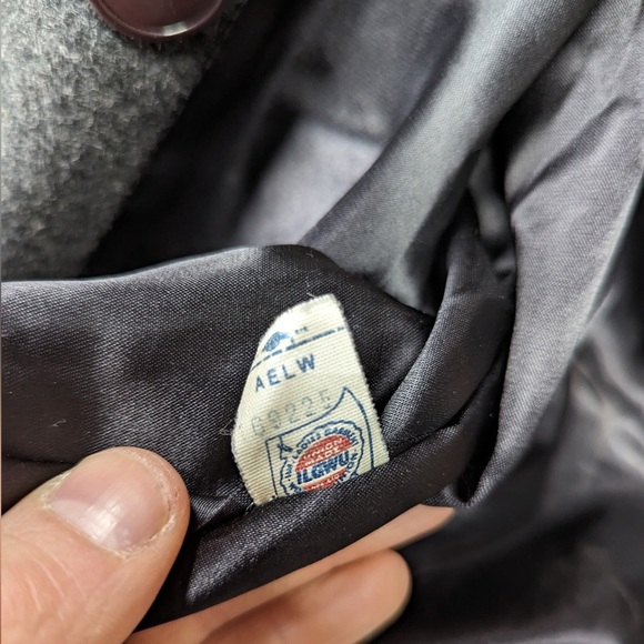 Vintage Anne Klein II Hooded Wool Coat with Waist Drawstring Size 12 - Picture 4 of 6